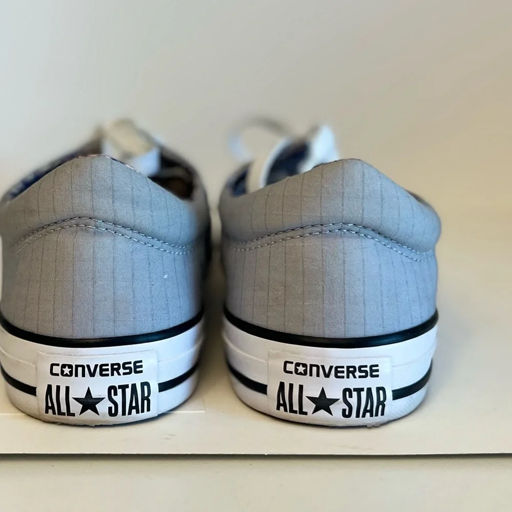 Converse Gray Flats Classic Canvas Loafers - Picture 4 of 5